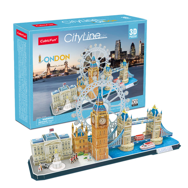 Rompecabezas 3D CubicFun City Line Londres