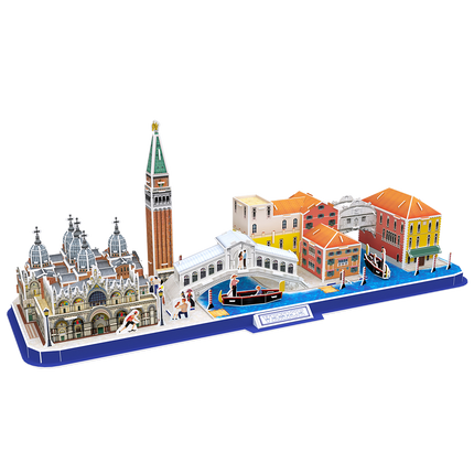 Rompecabezas 3D CubicFun City Line Venecia