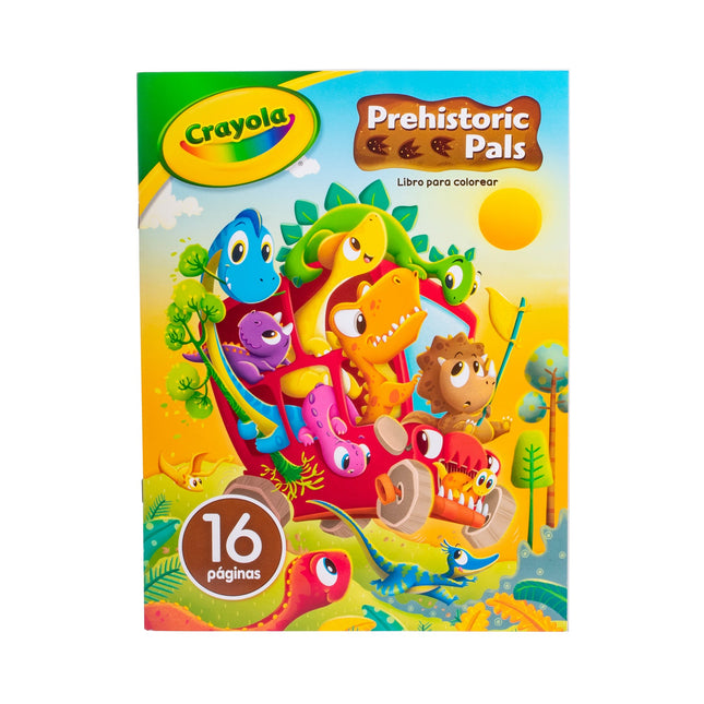 Libro para Colorear Crayola – Prehistoric Pals