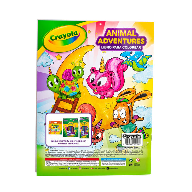 Libro para Colorear Crayola – Animal Adventures
