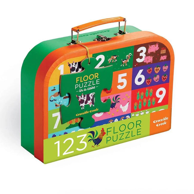 Rompecabezas Infantil 24 Piezas Números Y Animales | Crocodrile Creek