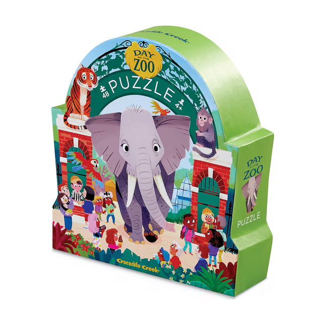 Rompecabezas Infantil 48 Piezas Zoológico | Crocodrile Creek