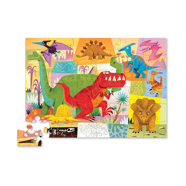 Rompecabezas Infantil 36 Piezas Dinosaurios | Crocodrile Creek
