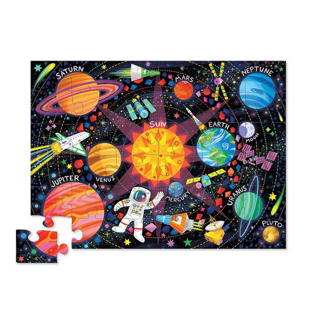Rompecabezas Infantil 36 Piezas Explorador Espacial | Crocodrile Creek