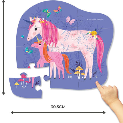 Rompecabezas Infantil 12 Piezas Unicornio Mágico | Crocodrile Creek