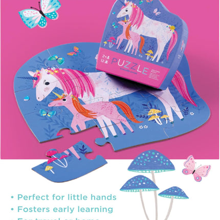 Rompecabezas Infantil 12 Piezas Unicornio Mágico | Crocodrile Creek