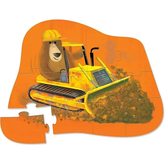 Rompecabezas Infantil 12 Piezas Oso Constructor | Crocodrile Creek