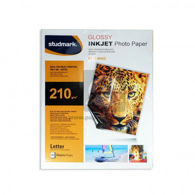 Papel Fotográfico Carta 210 gr 20 Hojas | Ofismart