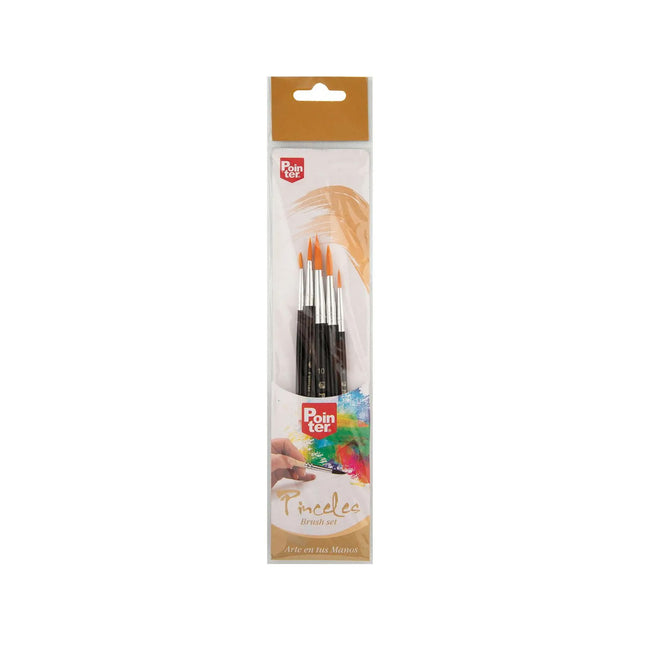 Set Pinceles Pointer Redondos