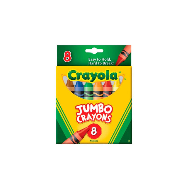 Crayones Jumbo Crayola x8 – Primeros Trazos con Confianza