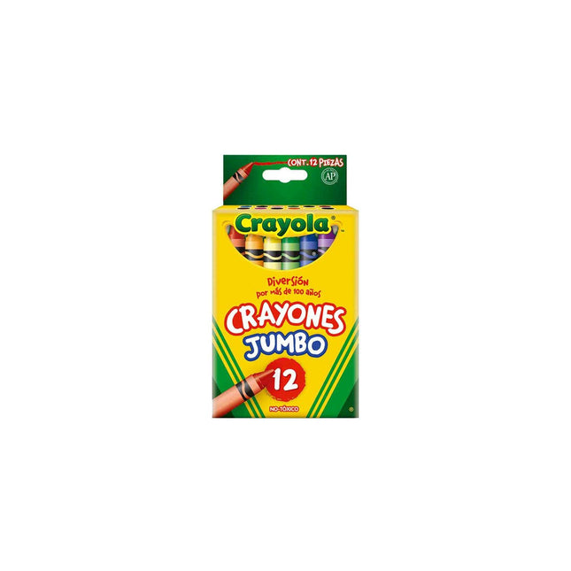 Crayones Jumbo Crayola x12 – Gruesos y Fáciles de Sostener