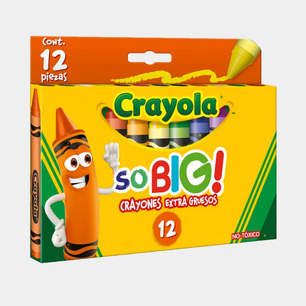 Crayones Extra Jumbo Crayola x12 – Para Manos Pequeñas