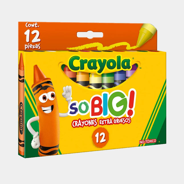 Crayones Extra Jumbo Crayola x12 – Para Manos Pequeñas