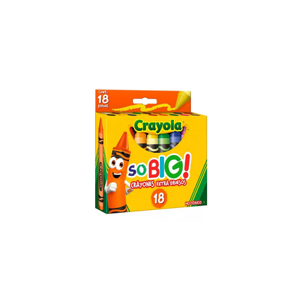 Crayones Extra Jumbo Crayola x18 – Para Manos Pequeñas