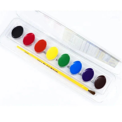 Paleta Pinturas Acuarelables x8 Colores – Colores Más Vivos