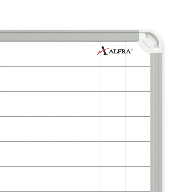 Tablero Acrílico Con Cuadrícula 40 x 60 Cm Platino