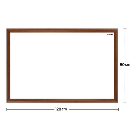 Tablero Acrílico Blanco Marco Madera 80 x 120 cm Cóndor