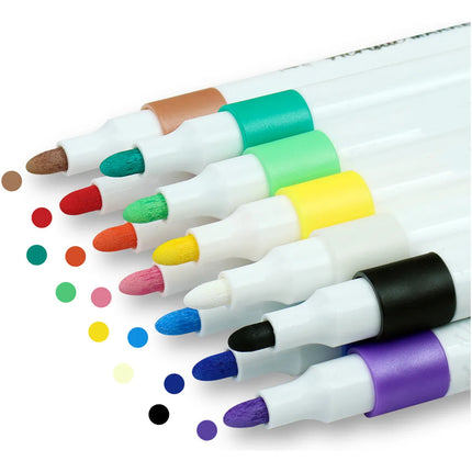 Marcador Acrílico Punta Bala 2.5 mm x12 | A-Ink
