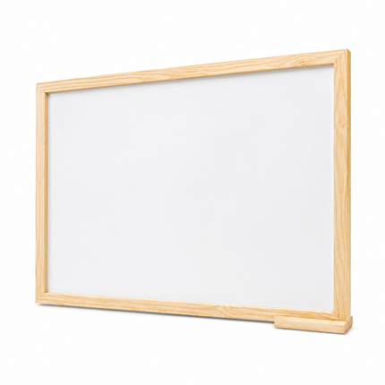 Tablero Acrílico Blanco Marco Madera 40 x 60 cm Tableros Medellín