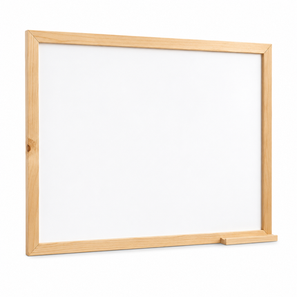 Tablero Acrílico Blanco Marco Madera 80 x 120 cm Tableros Medellín