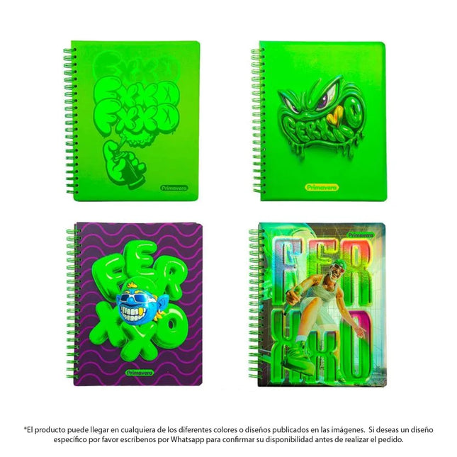 Cuaderno Argollado 7 Materias Mixto Mediano Ferxxo | Primavera