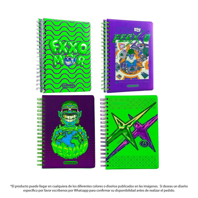 Cuaderno Argollado 5 Materias Mixto Mediano Ferxxo | Primavera