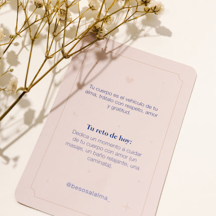 Oráculo Con Frases Y Retos De Gratitud | Besos Al Alma
