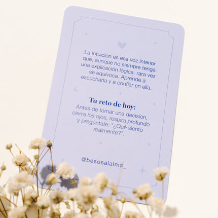 Oráculo Con Frases Y Retos De Gratitud | Besos Al Alma