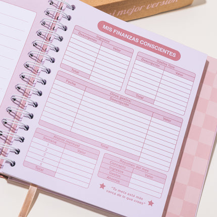 Agenda Permanente Mi Mejor Versión | Besos Al Alma