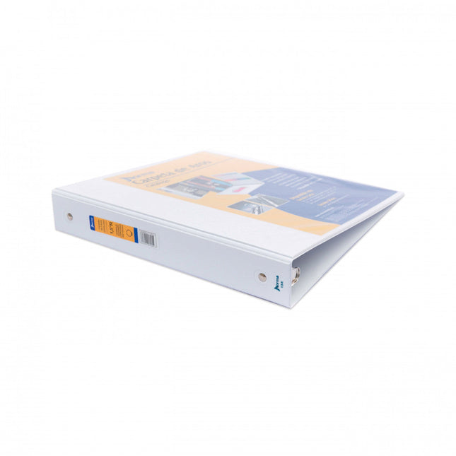 Pasta Catálogo Blanca Carta 1.5'' Redondo 3 Aros Norma