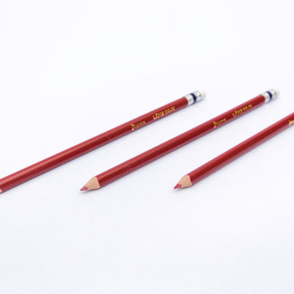 Lápiz Norma Triangular rojo x 3