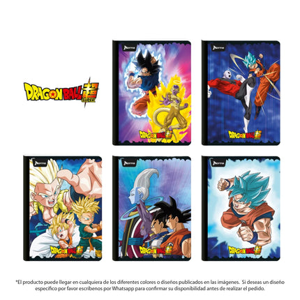 Cuaderno Cosido Dragon Ball Z 100 Hojas Doble Línea Norma