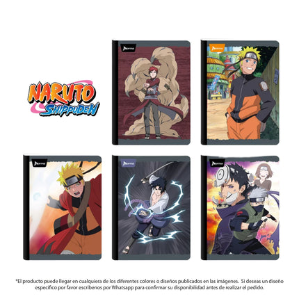 Cuaderno Cosido Naruto 50 Hojas Cuadriculado Norma