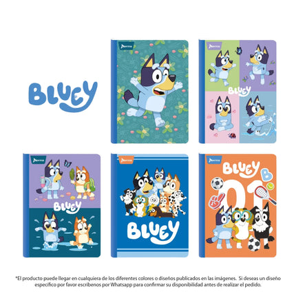 Cuaderno Cosido Bluey 50 Hojas Doble Línea Norma