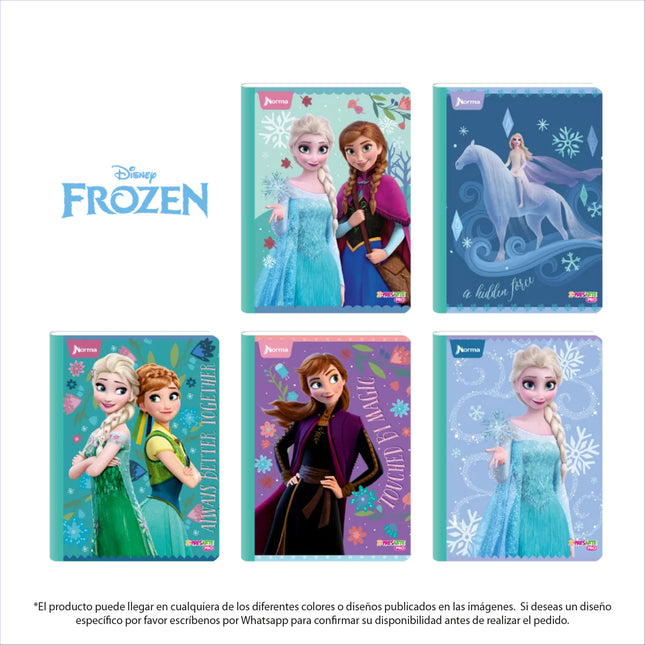Cuaderno Cosido Frozen 100 Hojas Cuadriculado Norma