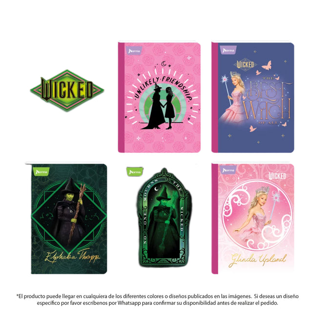 Cuaderno Cosido Wicked 50 Hojas Rayado Norma