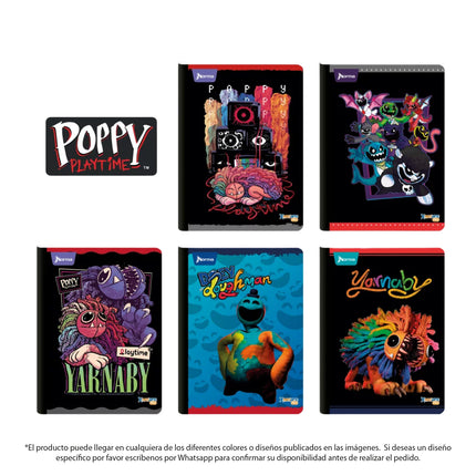 Cuaderno Cosido Poppy Playtime 100 Hojas Rayado Norma