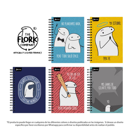 Cuaderno Argollado Memes 80 Hojas Rayado Norma