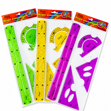 Set De Reglas Flexibles 4 Piezas | Nessan