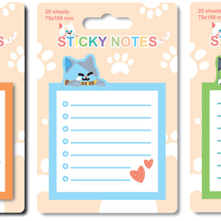 Notas Adhesivas Cuadritos 20 Hojas | Oh Box