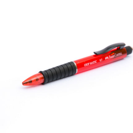 Portaminas Grip 0.7 Mm Con Minas Faber Castell
