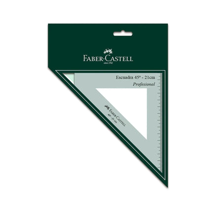 Escuadra 45 Grados 21 cm Faber Castell