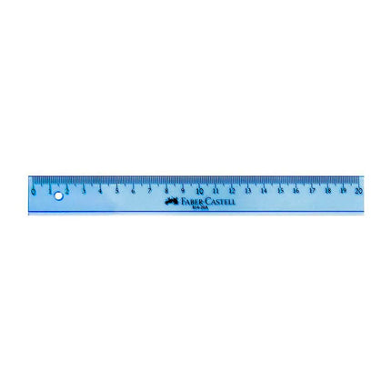 Regla Plana 20 cm Faber Castell