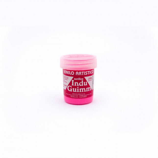 Vinilo Induguimm a base de agua 29cc Fluo Rosado
