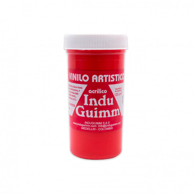 Vinilo Induguimm a base de agua 120cc Rojo