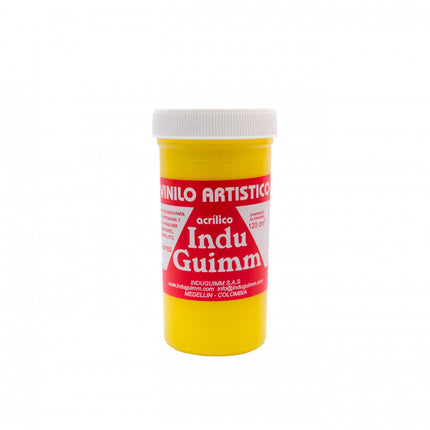 Vinilo Induguimm a base de agua 120cc Amarillo Cromo