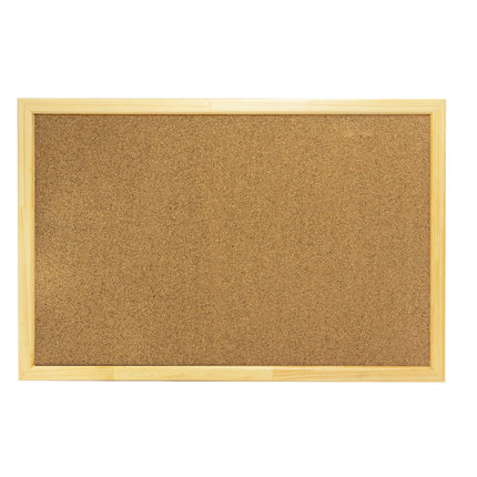 Tablero De Corcho Marco De Madera 60x80 cm | Artecma