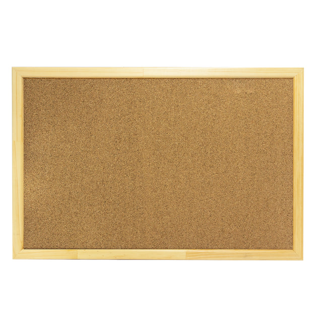 Tablero De Corcho Marco De Madera 60x80 cm | Artecma