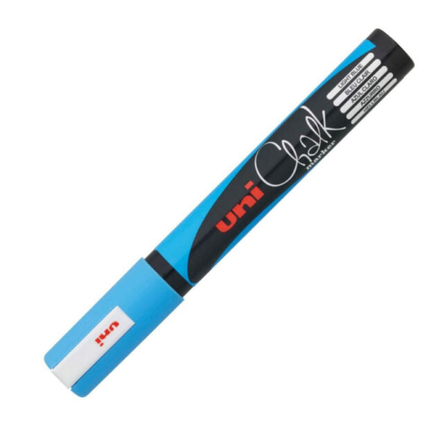 Marcador de Tiza Líquida Uniball Azul Claro