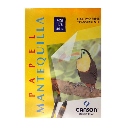 Block Papel Mantequilla 1/8 41 gr 40 Hojas | Icopel